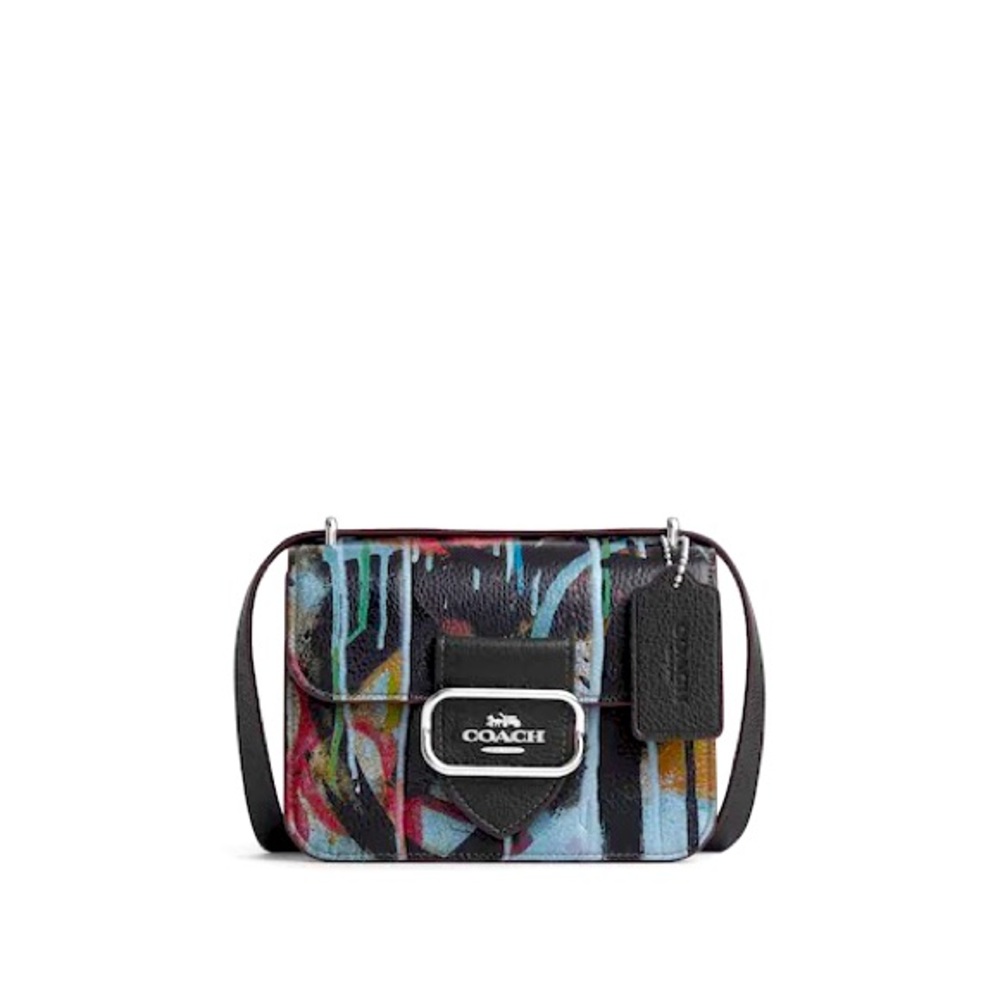 NWT Limited Edition COACH X Mint + Serf Square Morgan Crossbody SOLD OUT!